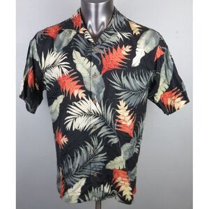Mens Tommy Bahama Short Sleeve Button‎ Front Shirt Size S Floral Multicolor